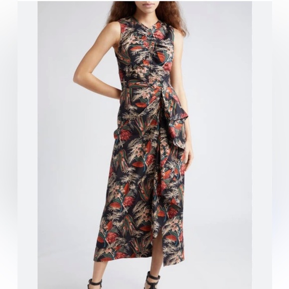 Ulla Johnson Dresses & Skirts - Ulla Johnson Edlyn Floral Ruffle Dress